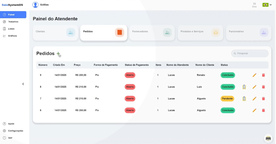 Sistema Micro-SaaS B2B